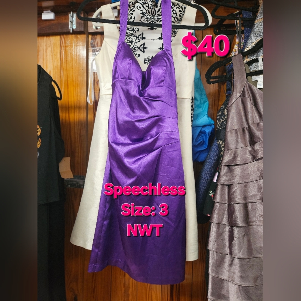 Purple Halter Dress